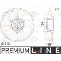 Ventilateur, refroidissement du moteur