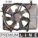 Ventilateur, refroidissement du moteur