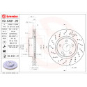 Jeu de disques de frein COATED DISC LINE