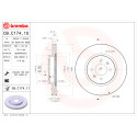 Jeu de disques de frein COATED DISC LINE