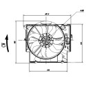 Ventilateur, refroidissement du moteur