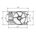 Ventilateur, refroidissement du moteur