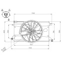 Ventilateur, refroidissement du moteur