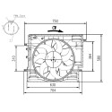 Ventilateur, refroidissement du moteur