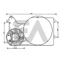 Ventilateur, refroidissement du moteur