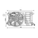 Ventilateur, refroidissement du moteur