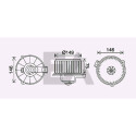 Moteur électrique, pulseur d'air habitacle